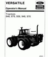 Operator's Manual for FORD Tractors model 936