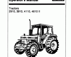 Operator's Manual for New Holland Tractors model 3910