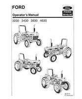 Operator's Manual for FORD Tractors model 3430
