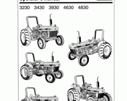 Operator's Manual for New Holland Tractors model 4830