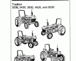 Operator's Manual for New Holland Tractors model 4630