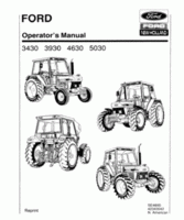 Operator's Manual for FORD Tractors model 4630