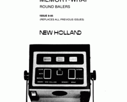 Operator's Manual for New Holland Balers model 853
