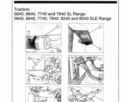 Operator's Manual for New Holland Tractors model 7840SL