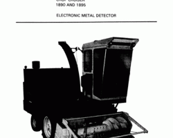 Operator's Manual for New Holland Harvesting equipment model 1895
