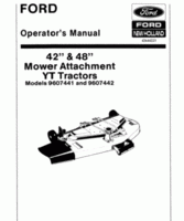 Operator's Manual for FORD Tractors model 48