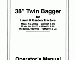 Operator's Manual for New Holland Tractors model 38