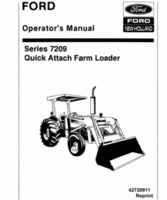 Operator's Manual for FORD Tractors model 4610