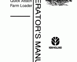 Operator's Manual for New Holland Tractors model 8340