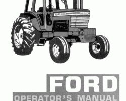 Operator's Manual for New Holland Tractors model 9700