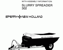 Operator's Manual for New Holland Spreaders model 302