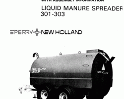 Operator's Manual for New Holland Spreaders model 303