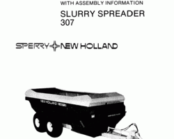Operator's Manual for New Holland Spreaders model 307