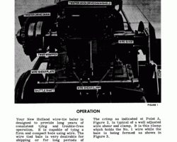 Operator's Manual for New Holland Balers model 269