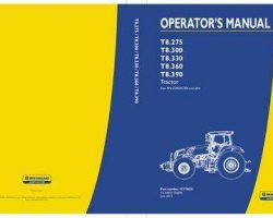 Operator's Manual for New Holland Tractors model T8.300