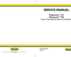 Service Manual for New Holland Tractors model MegaCutter 530