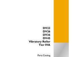 Parts Catalog for Case Compactors model DV36