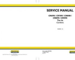 Service Manual for New Holland Combine model CR7090