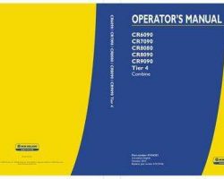 Operator's Manual for New Holland Combine model CR6090