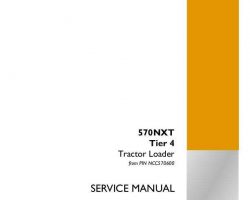 Case Loader backhoes model 570NXT Service Manual