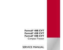 Service Manual for Case IH Tractors model Farmall 50B