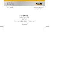 Service Manual on CD for Case Skid steers / compact track loaders model SV300