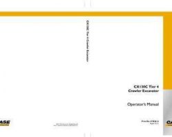 Case Excavators model CX130C Operator's Manual