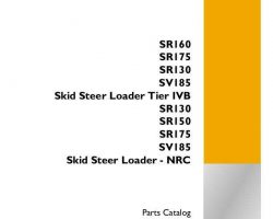 Parts Catalog for Case Skid steers / compact track loaders model SR130