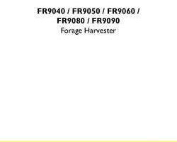 Service Manual for New Holland Harvesting equipment model FR9050