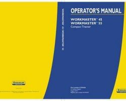 Operator's Manual for New Holland Tractors model Workmaster 55