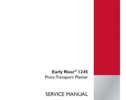 Service Manual for Case IH Planter model Early Riser 1245