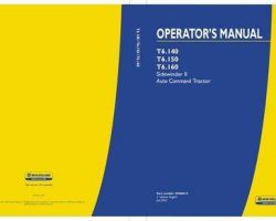 Operator's Manual for New Holland Tractors model T6.160