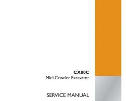 Case Excavators model CX80C Service Manual