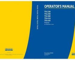 Operator's Manual for New Holland Tractors model T8.410