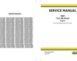 Service Manual for New Holland Engines model F4DFE4132*B001