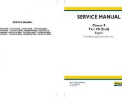 Service Manual for New Holland Engines model F2CFE613A*B