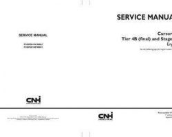 Service Manual for New Holland Engines model F3GFE613B*B001