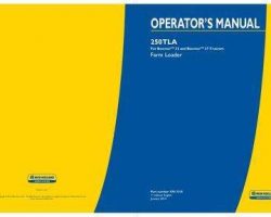Operator's Manual for New Holland Tractors model 250TLA