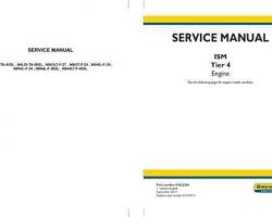 Service Manual for New Holland Engines model N4LDI-TA-50SL
