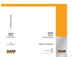 Case Dozers model 2050M Service Manual
