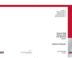Service Manual for Case IH Sprayers model Patriot 3340