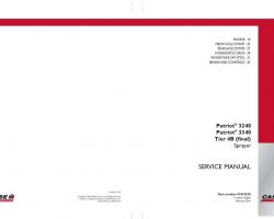 Service Manual for Case IH Sprayer model Patriot 3240