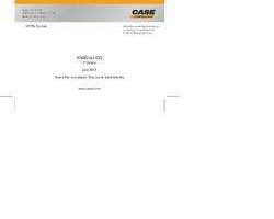 Service Manual on CD for Case Skid steers / compact track loaders model TV380