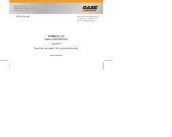 Service Manual on CD for Case Compactors model SV210