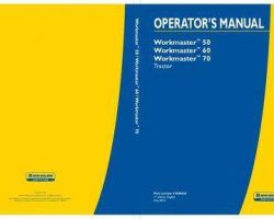 Operator's Manual for New Holland Tractors model Workmaster 60