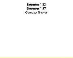Service Manual for New Holland Tractors model Boomer 37