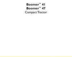 Service Manual for New Holland Tractors model Boomer 47