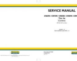 Engine Service Manual for New Holland Combine model CR9090