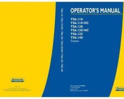 Operator's Manual for New Holland Tractors model TS6.120