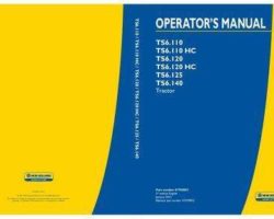 Operator's Manual for New Holland Tractors model TS6.125